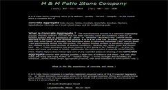 Desktop Screenshot of mmpatiostone.com