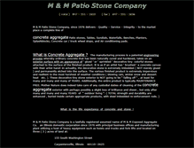 Tablet Screenshot of mmpatiostone.com